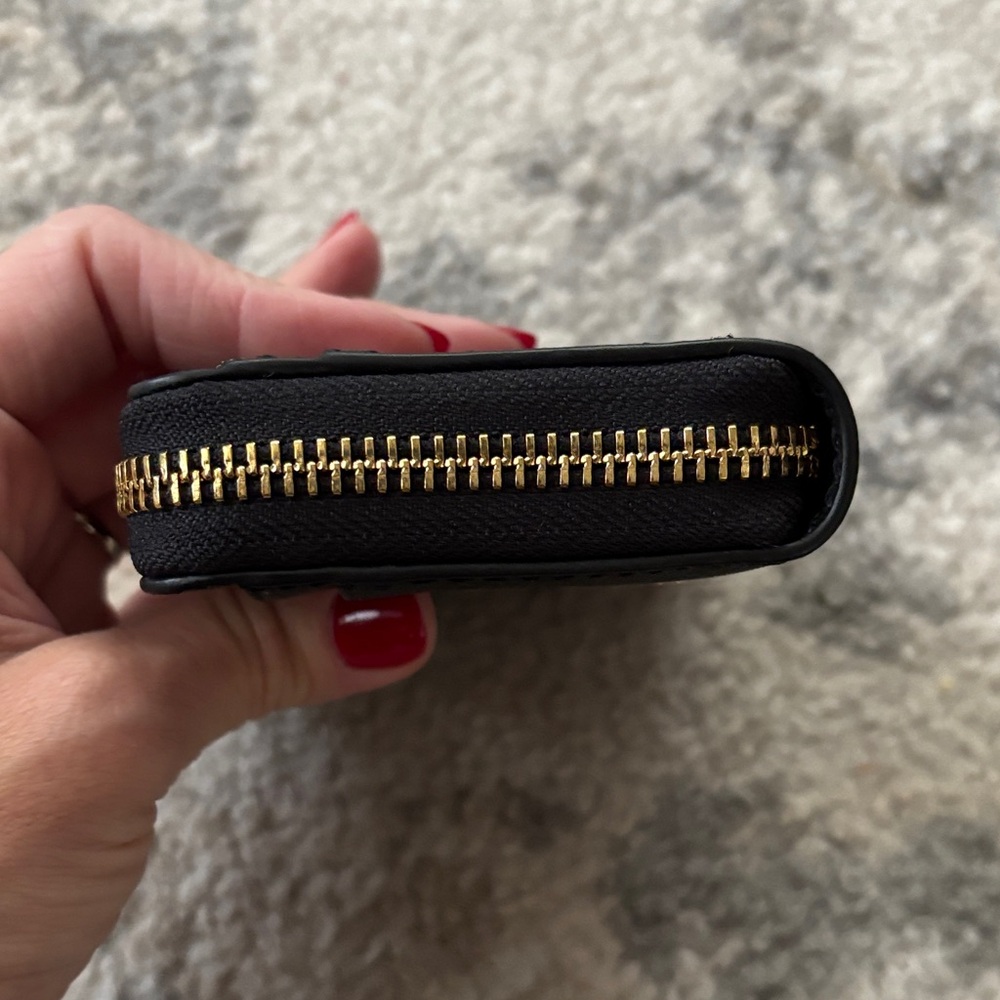 Michael Kors Black and Gold Zip Wallet - Picture 5 of 7